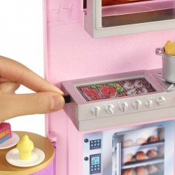 Barbie Ristorante con Bambola e 25 accessori 