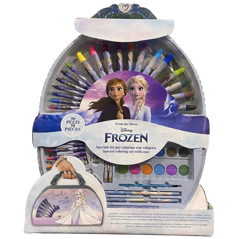 Frozen speciale kit da colorare valigetta