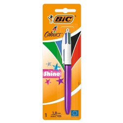 Penna Bic shine 4 colori