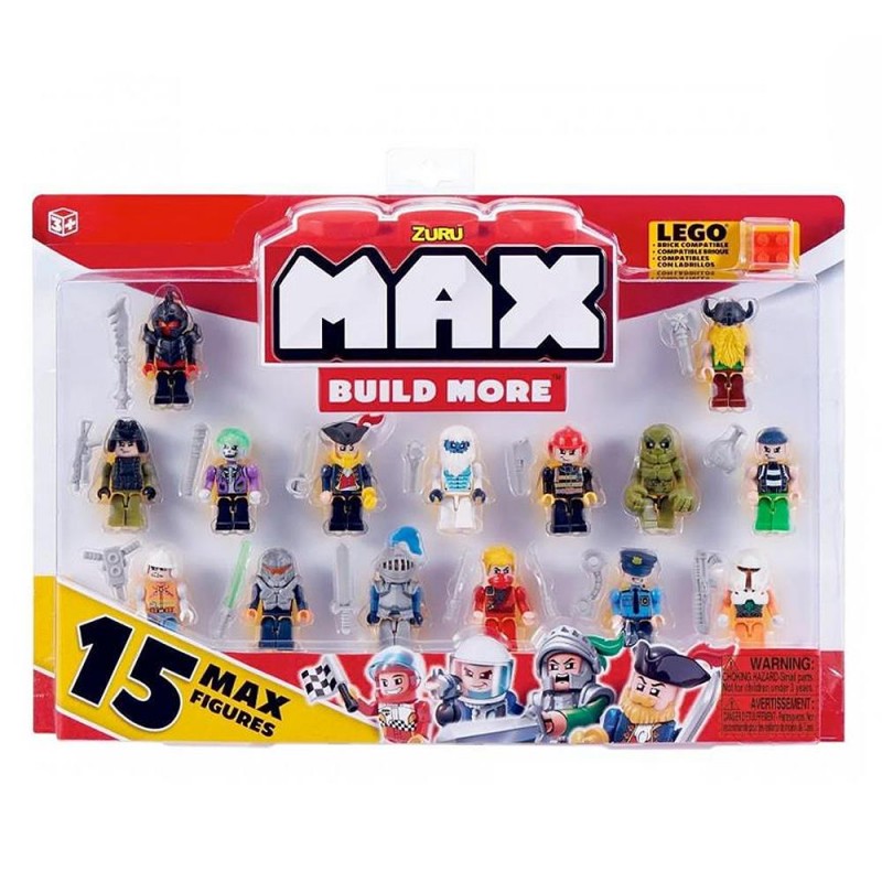 Max Costruzioni Pack 15 personaggi 