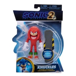 Sonic 2 Knuckles con snow rider 10cm