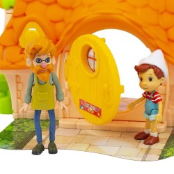 Pinocchio Casa di Geppetto con 2 personaggi 