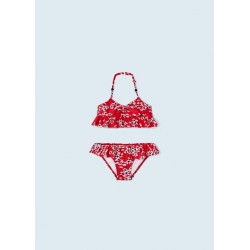 3789 Bikini volant fiocco rosso
