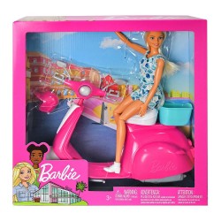 Barbie con Scooter e bambola