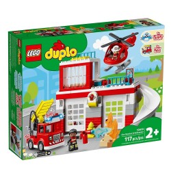 Lego 10970 Duplo Caserma dei pompieri ed elicottero