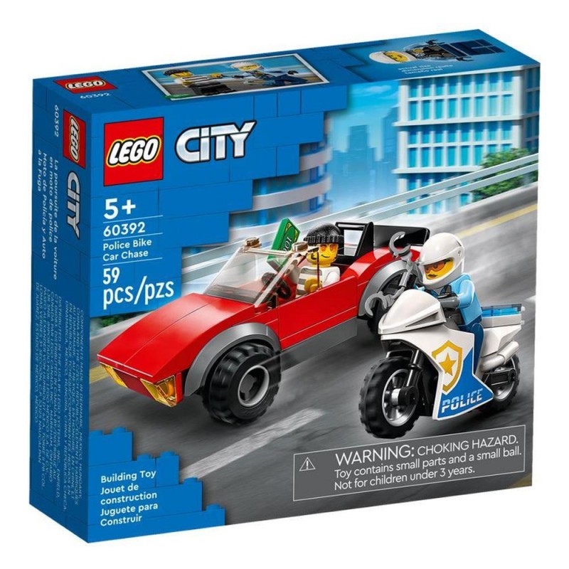 Lego 60392 City Inseguimento moto della polizia