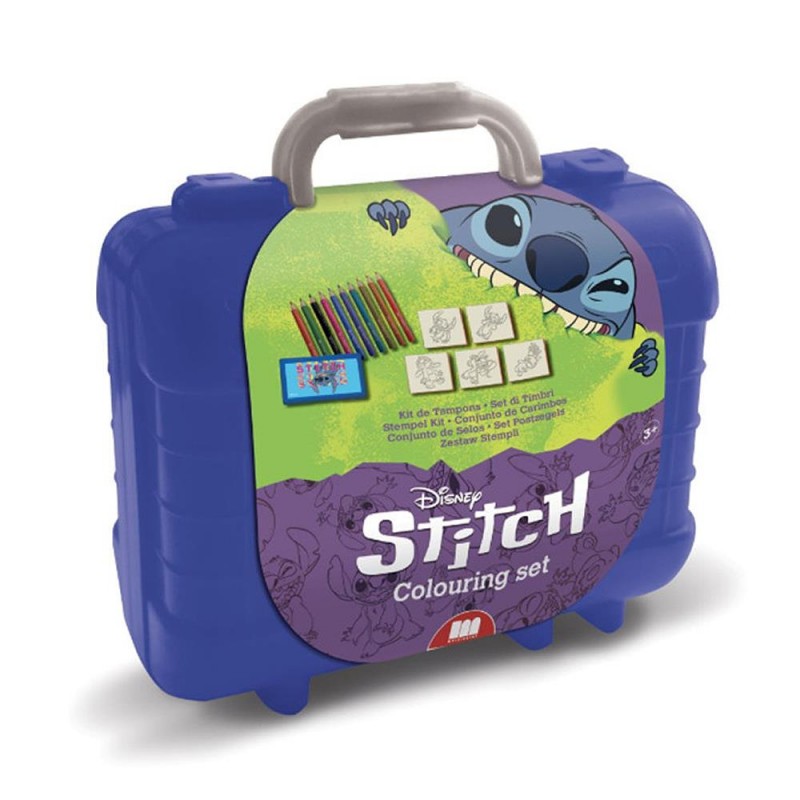 Lilo e Stitch - disegno con matite colorate.