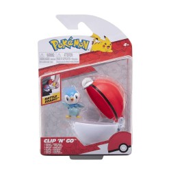 Pokemon Clip 'n' Go Piplup + Poke Ball
