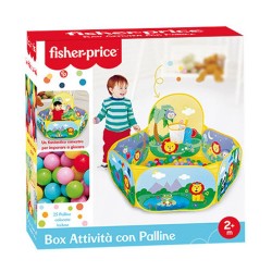 Box attivita con 25 palline fisher price