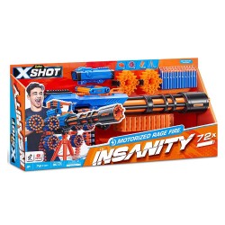 X-Shot Insanity Rage Fire Motor 72 dardi