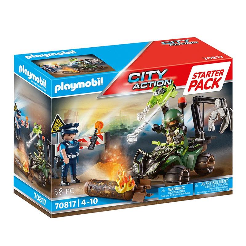 Playmobil70817 Starter Pack Polizia arteficieri azione