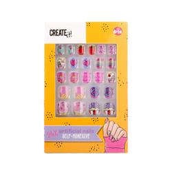 Create It! Candy unghie adesive confezione gialla