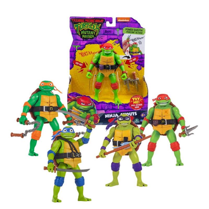 Turtle Mutant Mayhem personaggio deluxe
