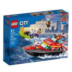Lego 60373 City Barca di soccorso antincendio