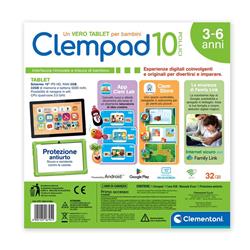 Clempad 10 Arancio Clementoni Tablet per bambini 