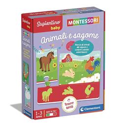 Sapientino Baby Montessori Animali sagoma