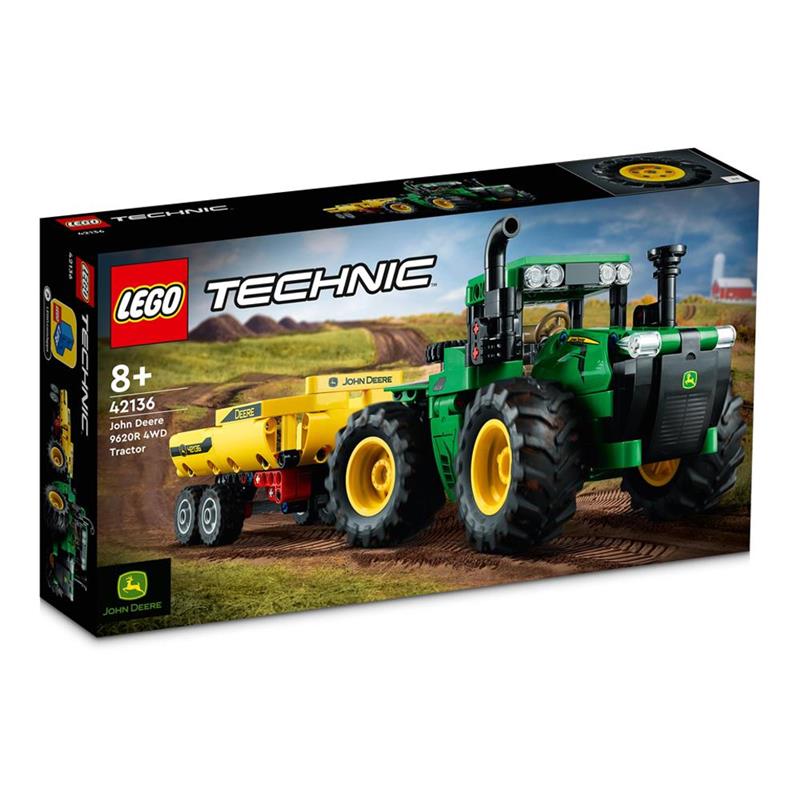 Lego 42136 Technic Trattore John Deere 9620r 4WD