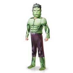 Costume Hulk con muscoli 5-6 anni