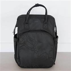 538 Borsa Backpack recycled textile Black