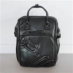 537 Borsa Backpack recycled PU Black