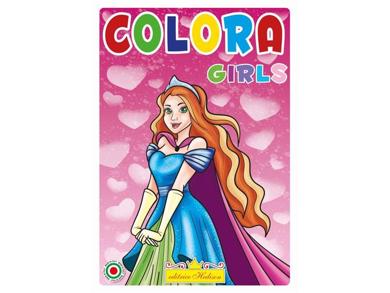Libro Multipagine Colora Girls