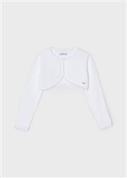320.54 Bolerino tricot basico bianco