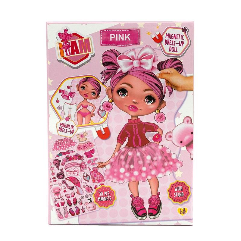 I Am Doll Vestiti e accessori magnetici Pink