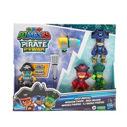 PJ Masks Pack 4 personaggi 7,5cm Missione Pirati